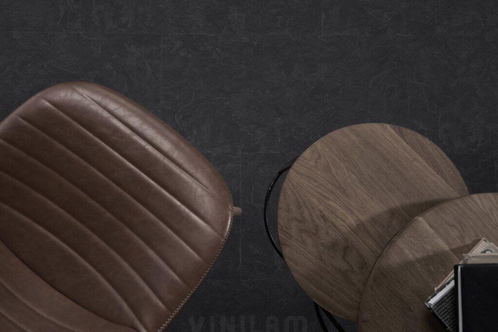 Вінілова підлога Vinilam Ceramo 61607 Сланцевий Чорний - Зображення 2