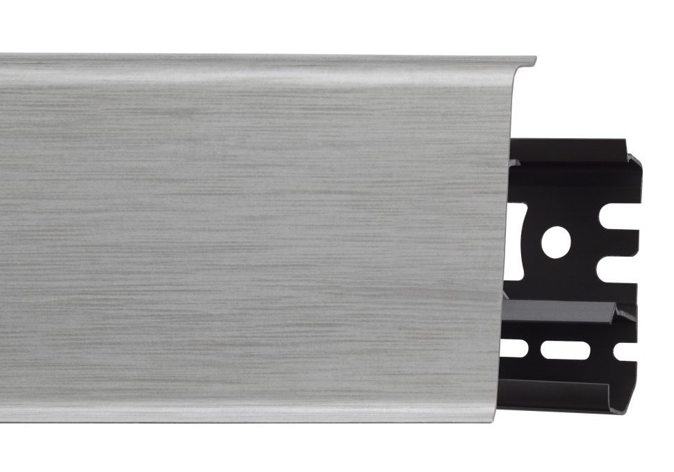 Плинтус INDO Arbiton Алюминий Светлый