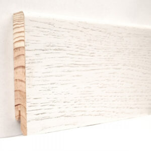 Плинтус Kluchuk Модерн KLM80-12 Дуб Белый (80мм)