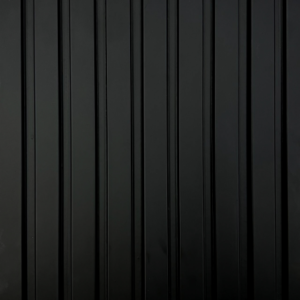 Реечная стеновая МДФ панель AGT PR03771 - 723 - Черный шелк