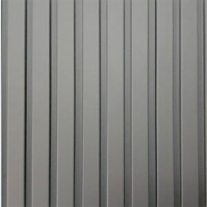 Реечная стеновая МДФ панель AGT PR03771 - 726 - Темно-серый шелк