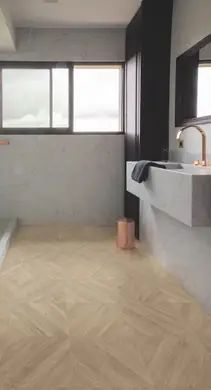 Ламінат Quick Step Impressive Patterns 4164 Дуб Шеврон Темно Сірий