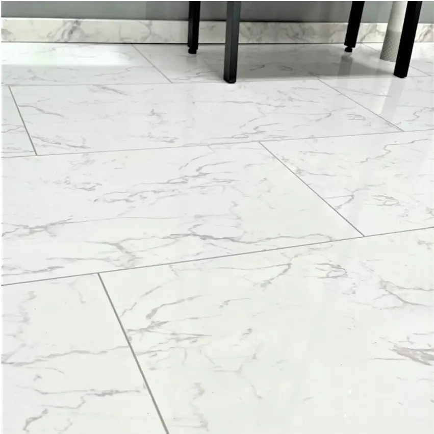 Вінілова підлога Falquon The Floor Stone D2921 Carrara Marble - Зображення 4