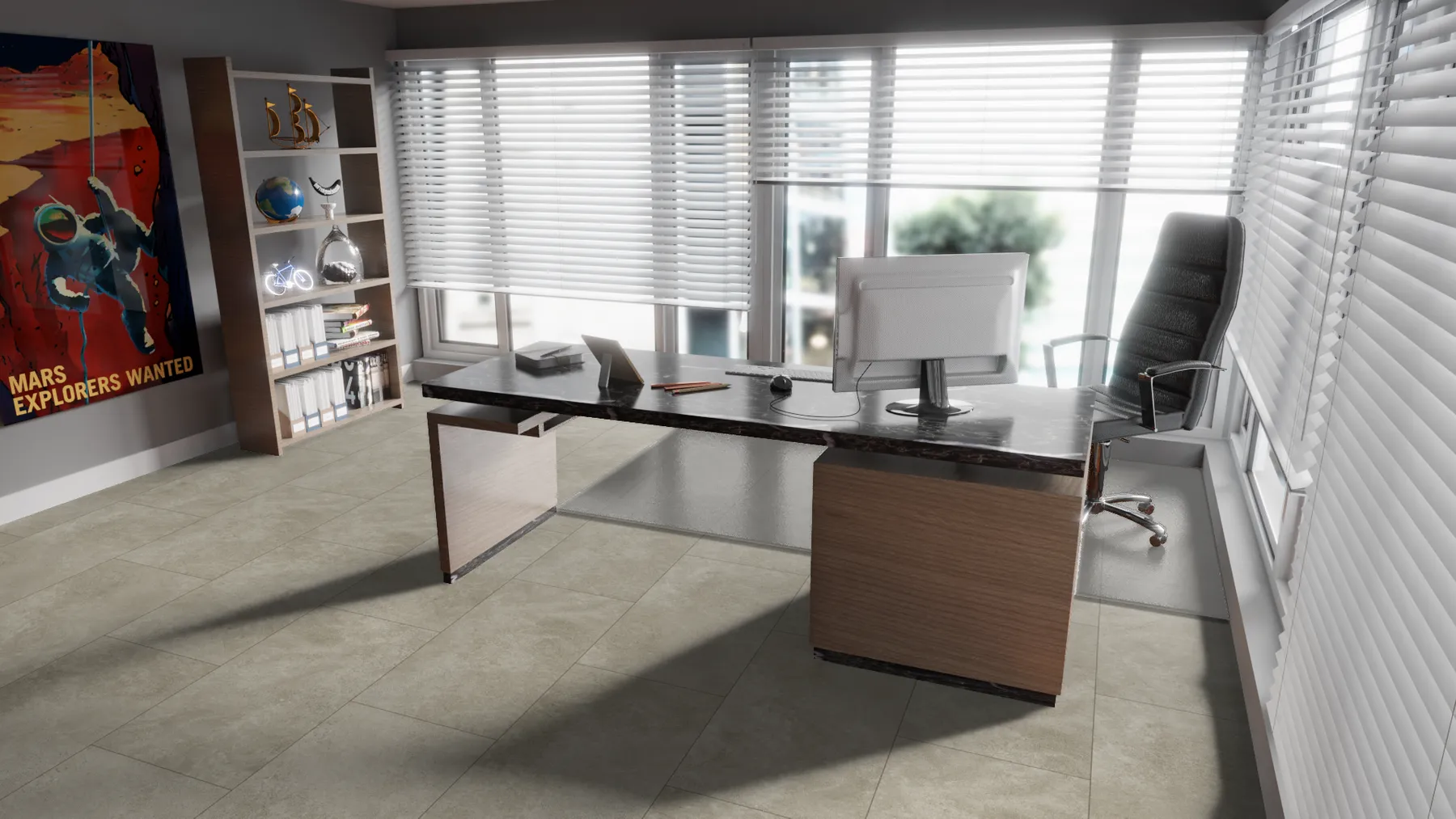 Виниловый пол Falquon The Floor Stone P3001 Неббия - Image 2