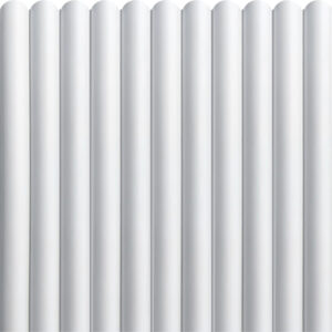 Реечная стеновая МДФ панель AGT LB2200 -734 - Белый шелк