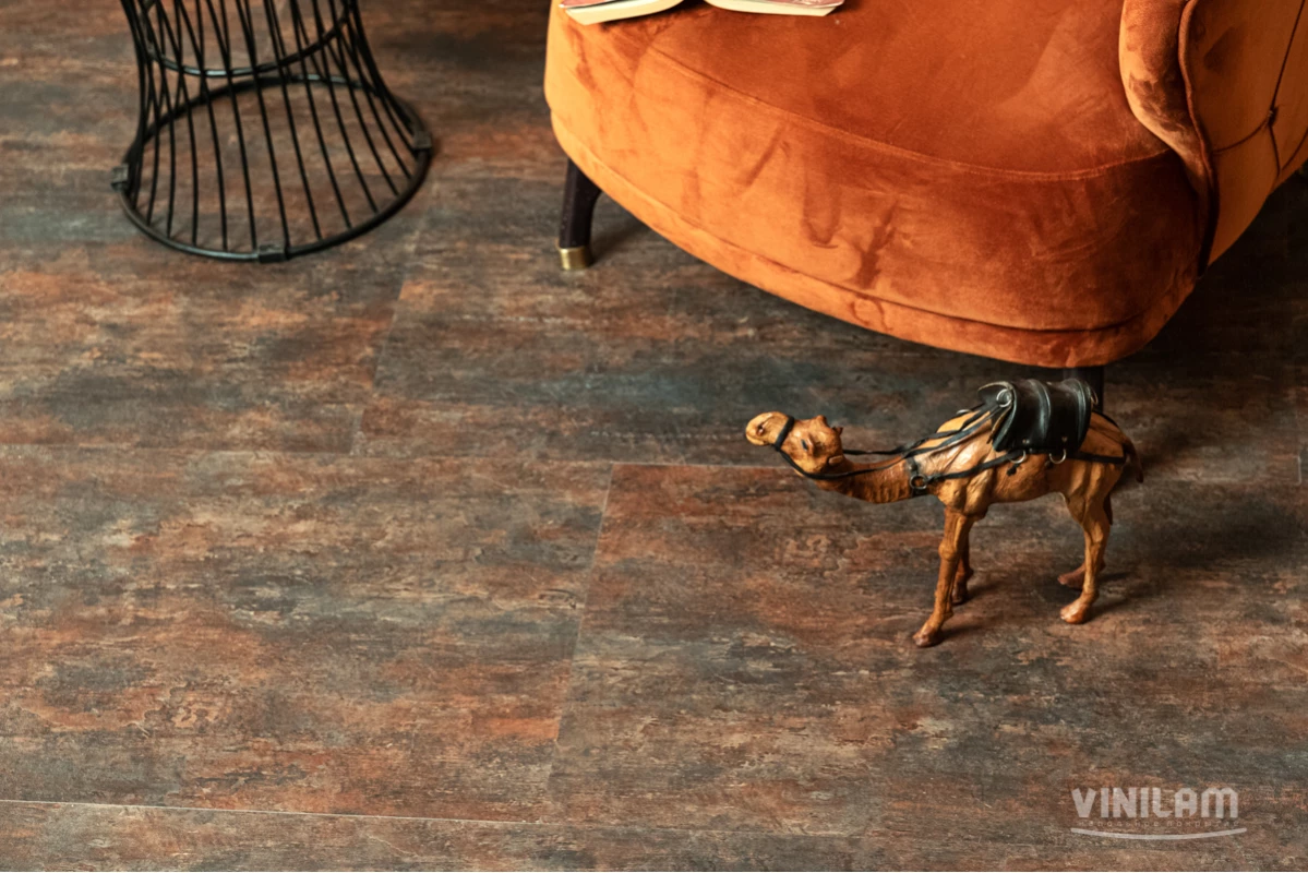 Вінілова підлога Vinilam Ceramo 71617 Керамічна Сталь - Зображення 3