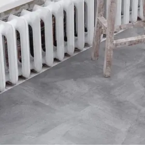 Вінілова підлога Vinilam Ceramo 61602 Сірий Бетон