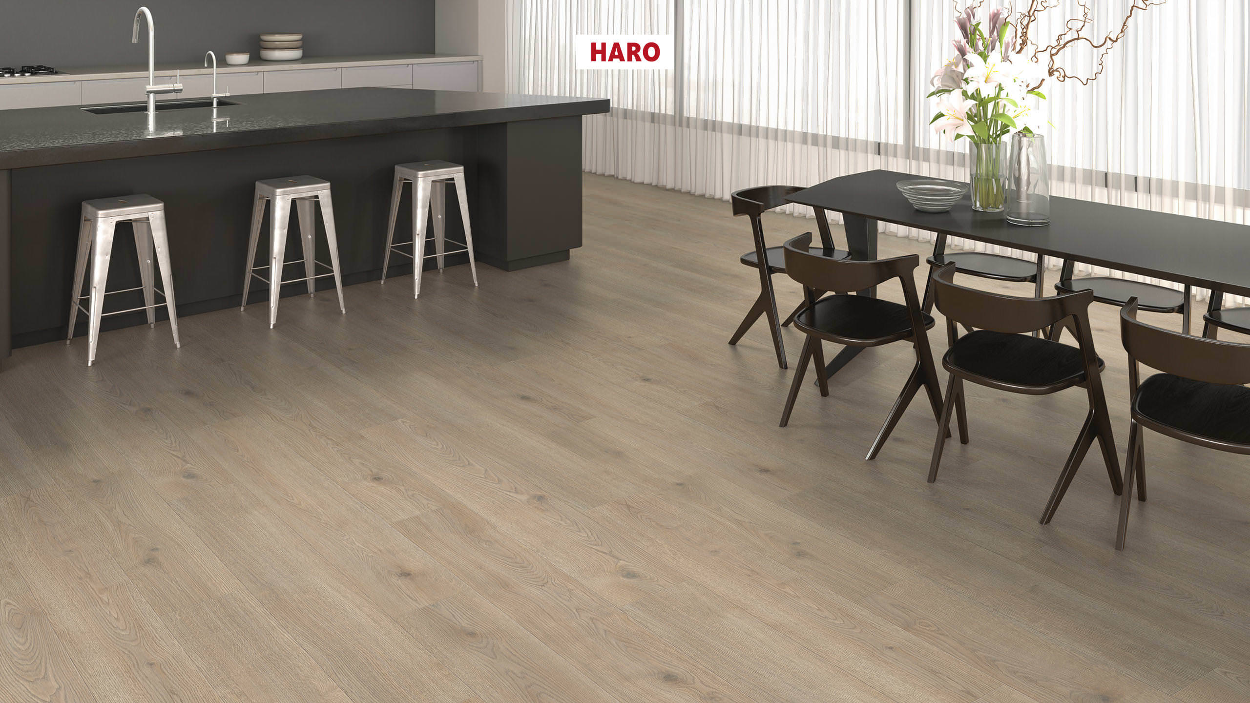 Ламинат Haro Tritty 200 Aqua 540239 Oak Contura Stone Grey - Image 4