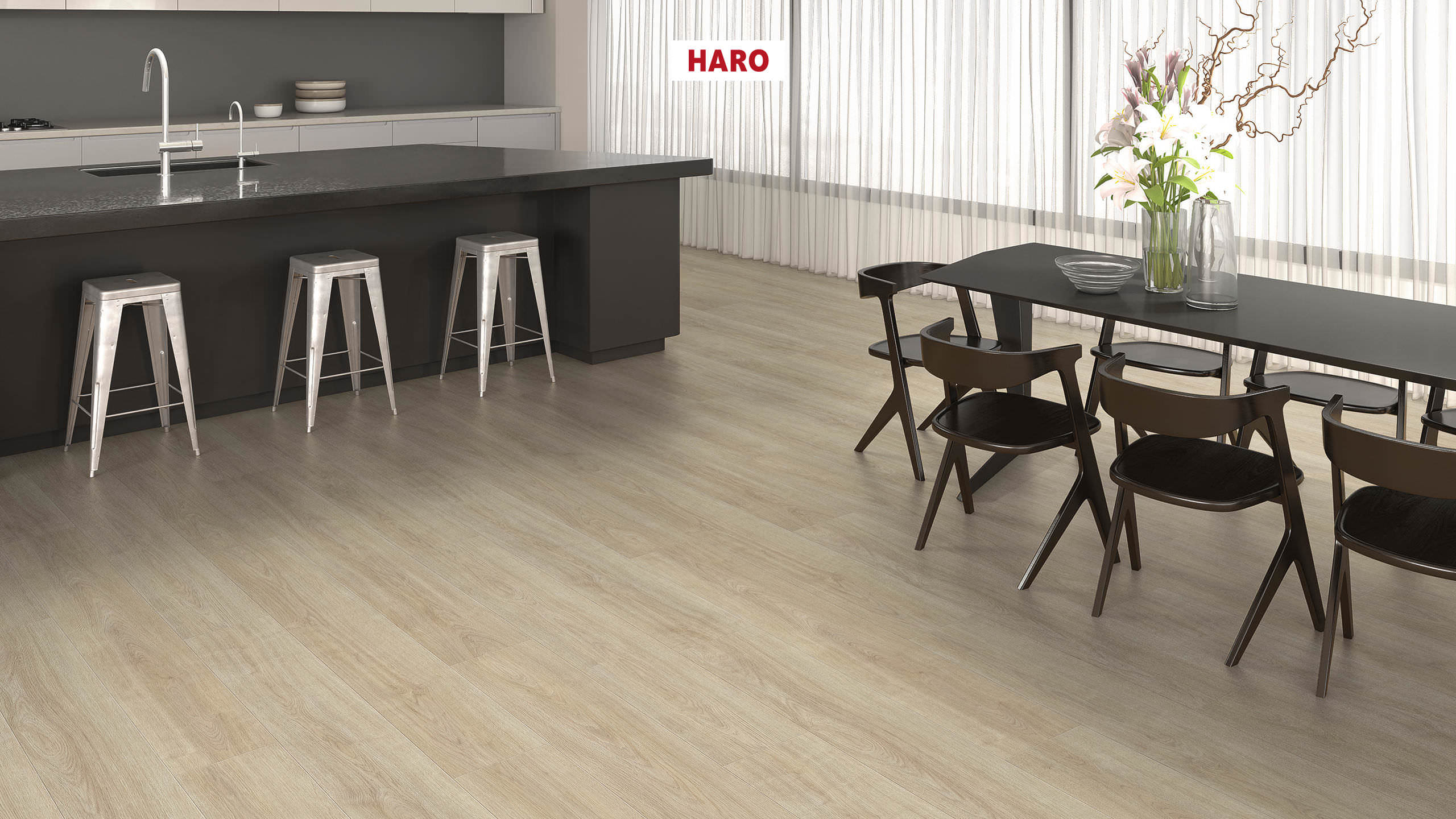 Ламинат Haro Tritty 200 Aqua 541559 Oak Eleganza Crème White - Image 3