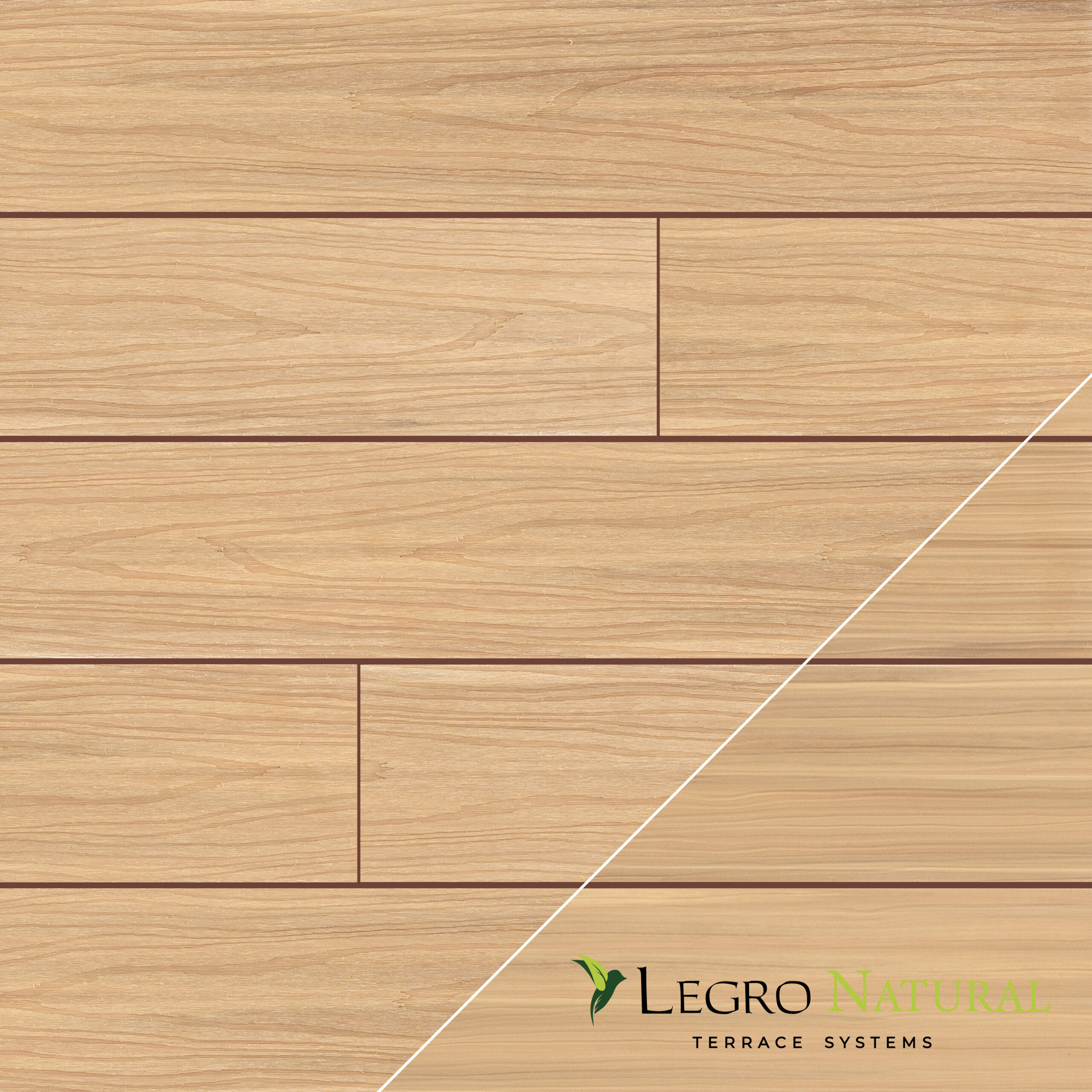 Терасная доска Legro Natural Maple
