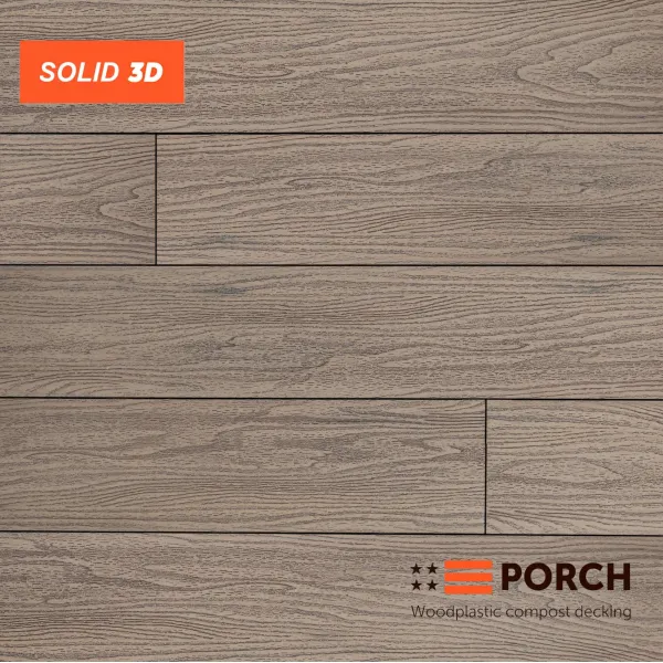 Террасная доска Porch Solid 3D Cream - Image 2