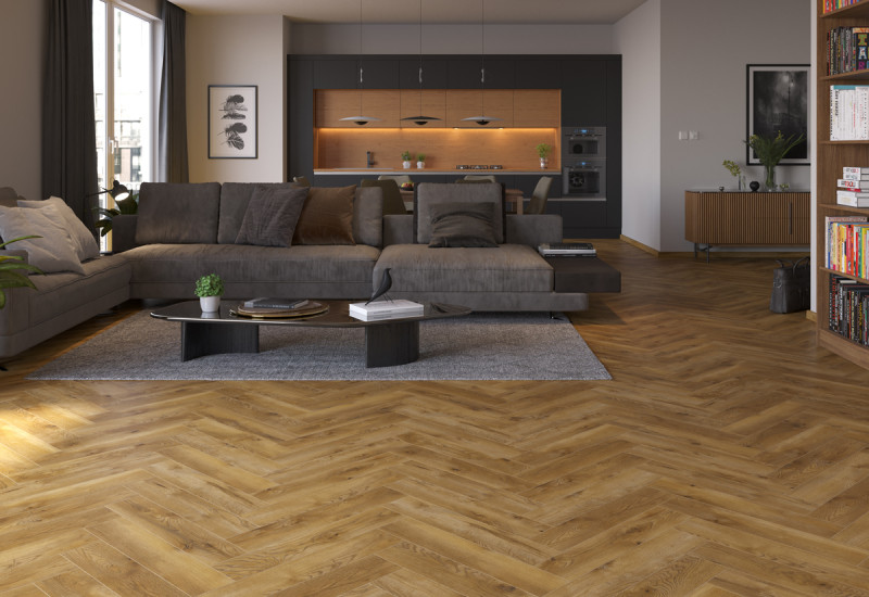 Ламинат Classen Ville 4V Herringbone 63267 Дуб Беникарло - Image 6