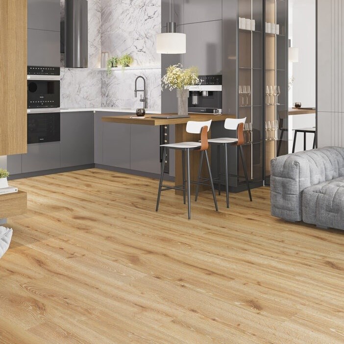 Виниловый пол Barlinek SPC LVT Next Step Large DLE+Pad Desert Oak - Image 2