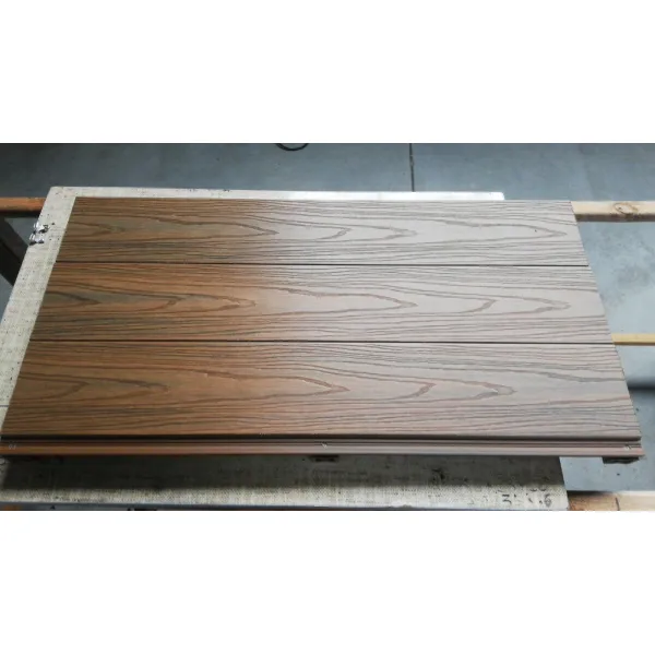 Фасадная ДПК 3D доска цвет Тик - Image 3