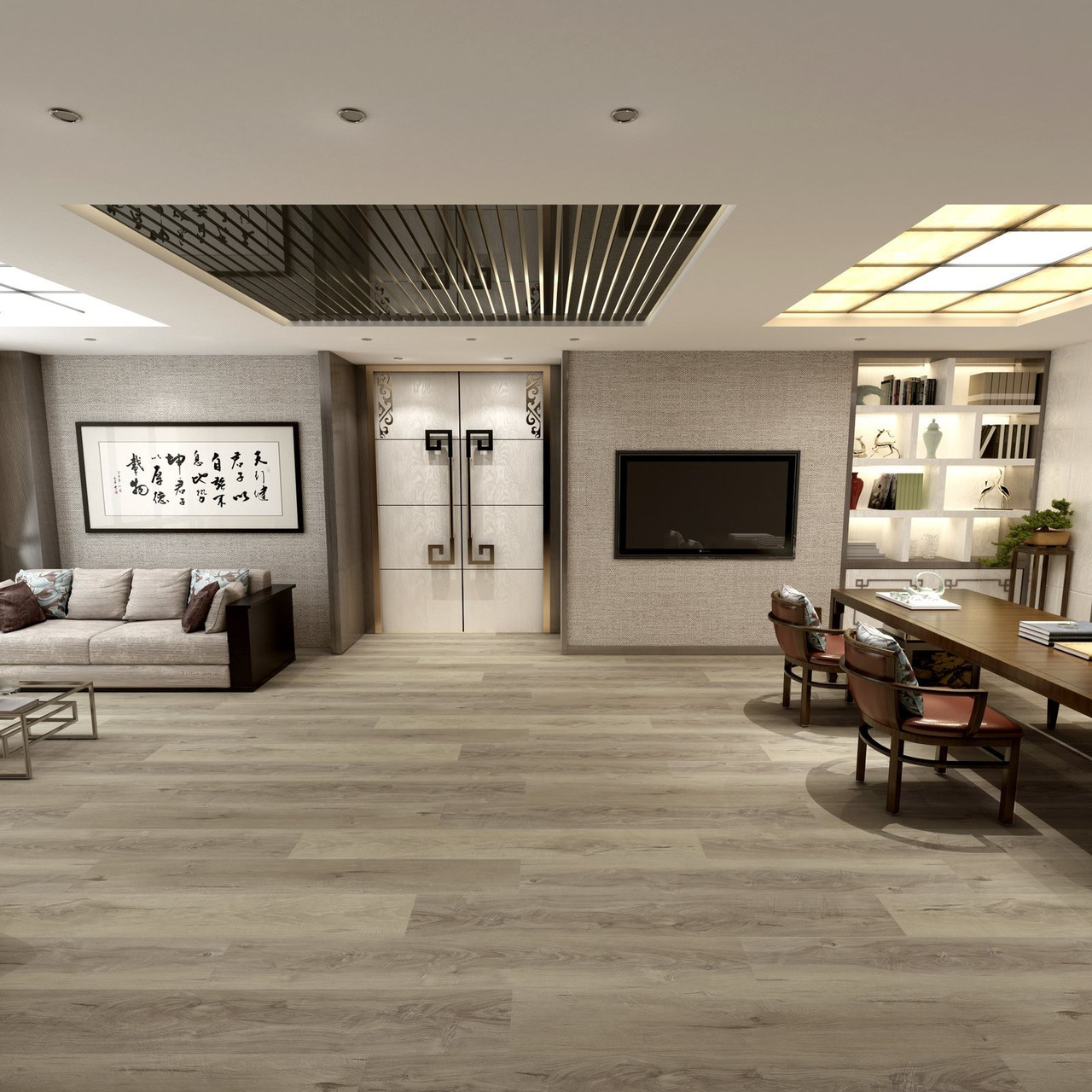 Вінілова підлога StoneX SPC Дуб Пісочний - Зображення 2