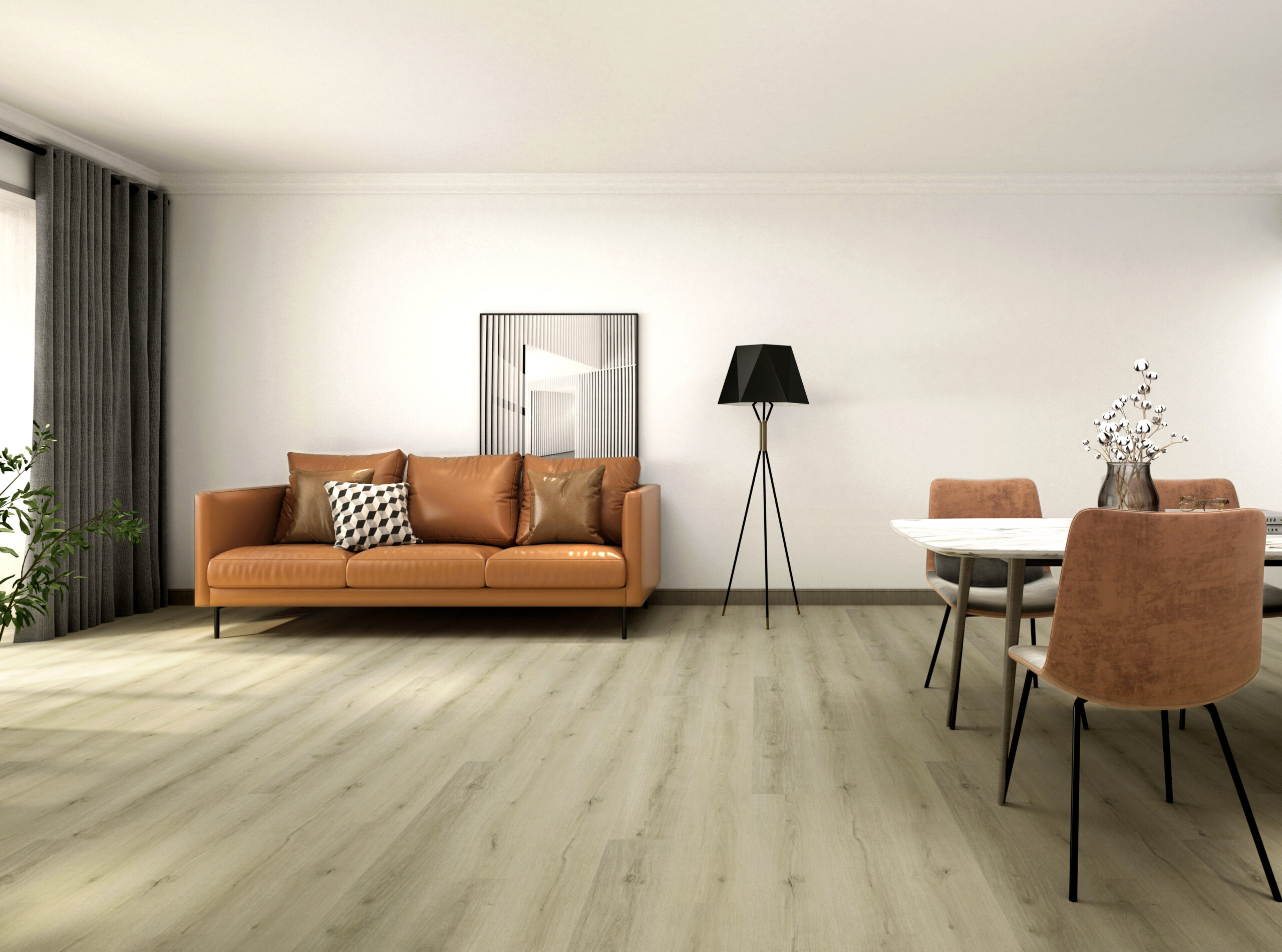 Вінілова підлога StoneX SPC Дуб Світлий - Зображення 2